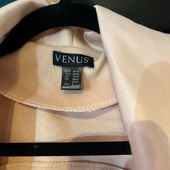 NWOT Venus Drape Open Front Coat in Dusty Pink SIze: Small - Picture 5 of 5